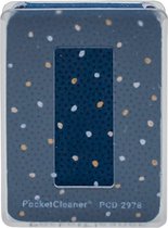 Verhaak Doekje Pocketcleaner 6 X 4,2 Cm Microvezel Blauw