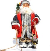 Dakta® Kerstmannetje | Kerstdecoratie | 30 cm Hoog | Versiering | Decoratie | Pluche