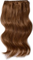 Remy Human Hair extensions Double Weft straight 22 - bruin 5#