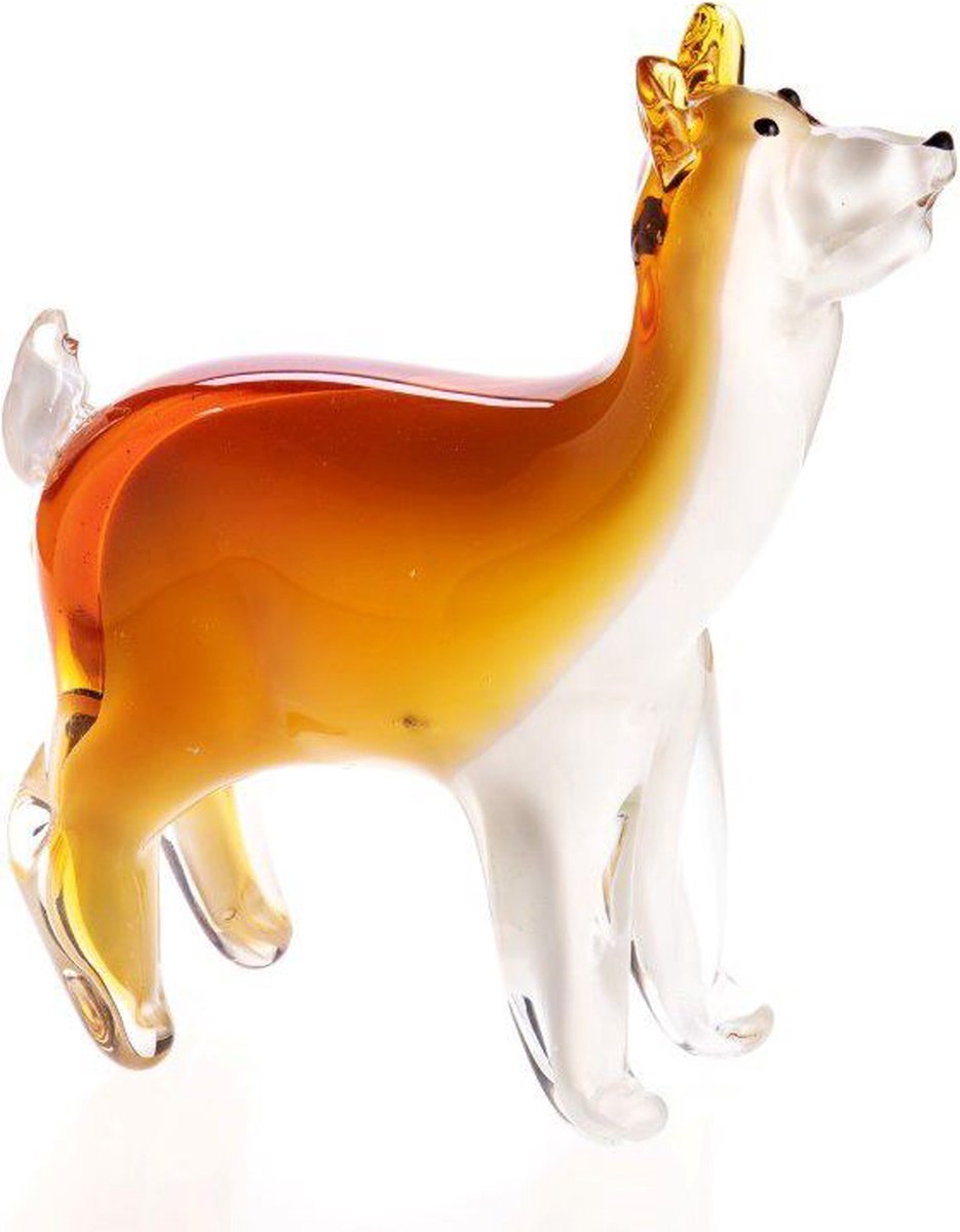 AL - Hond - Glas - 17 x 14 x 6 cm