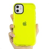 SafeCase® Hoesje iPhone 12 12 Pro - Geel neon fluorescerend iPhone-hoesje