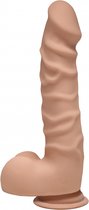 The D - Ragin' D with Balls - 7.5 Inch - Caramel - Realistic Dildos