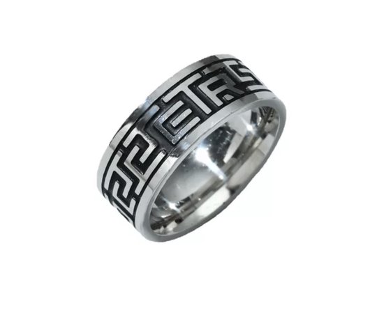 Soraro Ring | Zilver | Ringen Mannen | 22mm | Ring Heren | Mannen Cadeau  voor Man... | bol.com