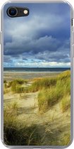 Geschikt voor iPhone 8 hoesje - Noordzee - Vlieland - Duinen - Siliconen Telefoonhoesje