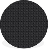 Cercle mural - Cercle mural - Lego - Image - Zwart - Aluminium - ⌀ 140 cm - Intérieur et extérieur