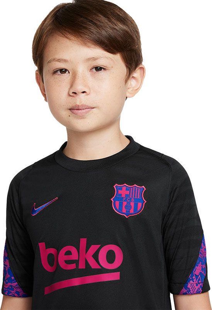Beheer Frustrerend kaart Nike FC Barcelona Strike Shirt Sportshirt - Maat 146 - Unisex - zwart/roze/blauw  | bol.com