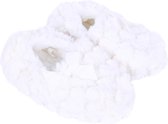 Crème pantoffels met strik MAAT 25-27 EU