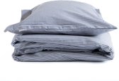 The Love Label Peuter dekbedset katoen blauw-wit gestreept