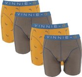 Vinnie-G boxershorts Wakeboard Grey Print 4-pack