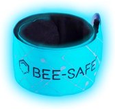 Led Click Band USB | BEE SAFE blue | hardloop verlichting | sportarmband