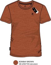 Gibson heren t-shirt Bukarest bruin/terra KM - maat XL