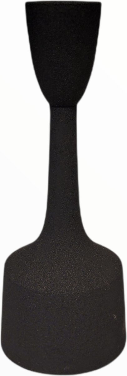 Branded By - Kandelaar - Ditte - Zwart - Metaal - 15 cm hoog