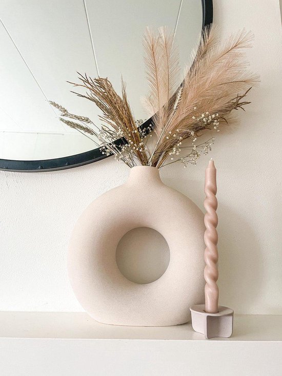 Candle Party X Kyra Vetketel gedraaide kaarsen swirl kaarsen