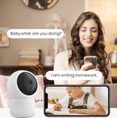 Babyfoon 1080 Full HD - Wifi camera - 360 graden draaibaar - wifi - 2-weg geluid - smartphone app - veilig in gebruik - huisdier, kinderen, ouderen