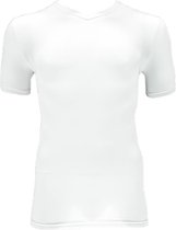 Bamboo T-shirts men basic 2 pak white v-neck made by Apollo maat-L