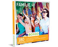 Bongo Bon - Familie Cadeaubon - Cadeaukaart cadeau voor man of vrouw | 180 familie-activiteiten: avontuur, leerrijk, plezier, sportief en meer