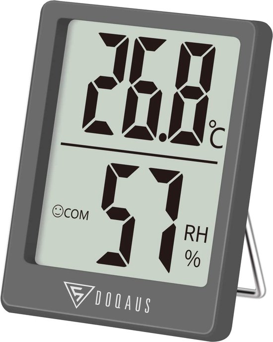 QWORK® 3 Stück Digital Hygrometer Thermometer, 4,7CM Mini Temperatur Und Luftfeuchtigkeitsmesser Fuer Wohnzimmer, Gewaechshaus, Weinkeller, Reptilienbecken Und Mehr 4803506425