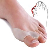 Hallux Valgus grote teen scheider separator zwart met gel ondersteuning