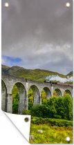 Tuinposter Schots landschap fotoprint - 30x60 cm - Tuindoek - Buitenposter