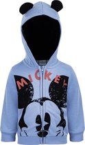 Disney Mickey Mouse vest - lichtblauw -  maat 68 (6 maanden)