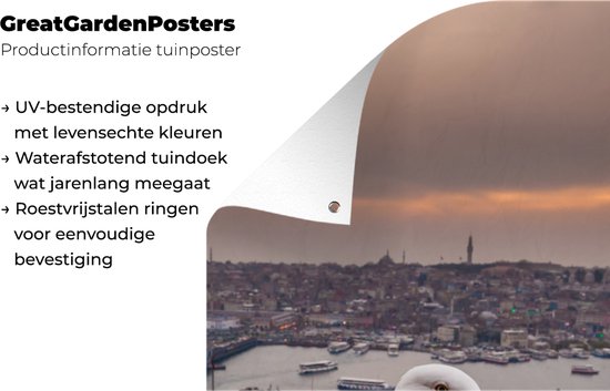 Affiche de jardin Mouette - Istanbul - Architecture - 30x60 cm