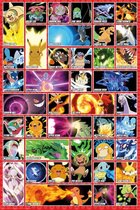Pokémon poster Moves - Pikachu - collage - 61 x 91.5 cm