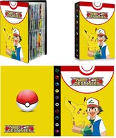 Pokémon Verzamelmap Pikachu & Ash Ketchum - Pokémon Kaarten Album Voor 240 Kaarten - A5 Formaat