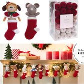 Ricorumi Christmas CAL Box 1 - limited edition - haakpakket van 9 kerstsokken met losse beesten erin