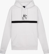 Malelions Men Tonny Hoodie - White/Black