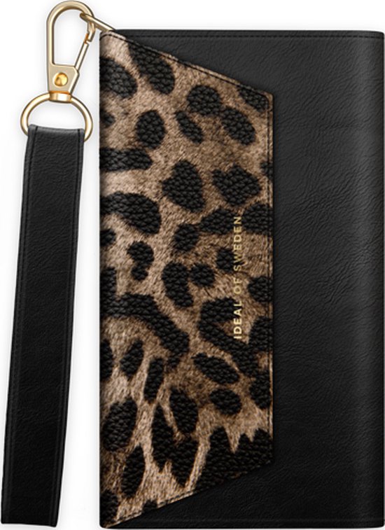 iDeal of Sweden Cassette Clutch Midnight Leopard iPhone 12 Pro Max