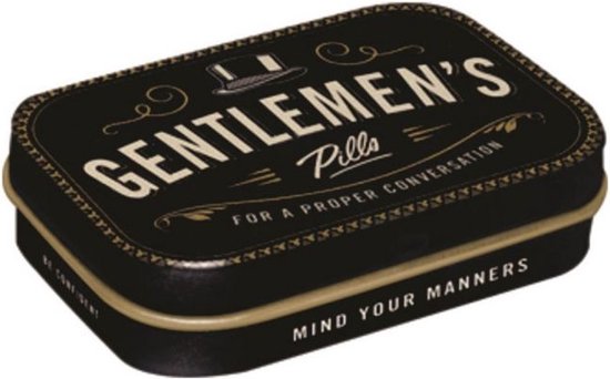 Gentlemen's Pills - Boîte à la menthe poivrée