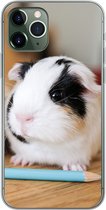 Geschikt voor iPhone 11 Pro hoesje - Schattige baby-cavia's - Siliconen Telefoonhoesje