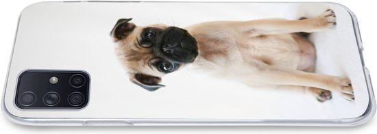 Coque Samsung Galaxy A71 - Chien - Animaux domestiques - Portrait - Siliconen - Sinterklaas - Noël - Cadeaux - Cadeaux chaussures