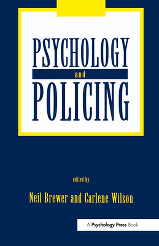 Psychology and Policing - cover