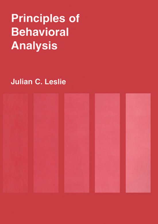 Principles of Behavioural Analysis - cover