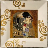 Goebel® - Gustav Klimt | Decoratieve Schaal "De Kus" | Porselein, 12cm, met echt goud