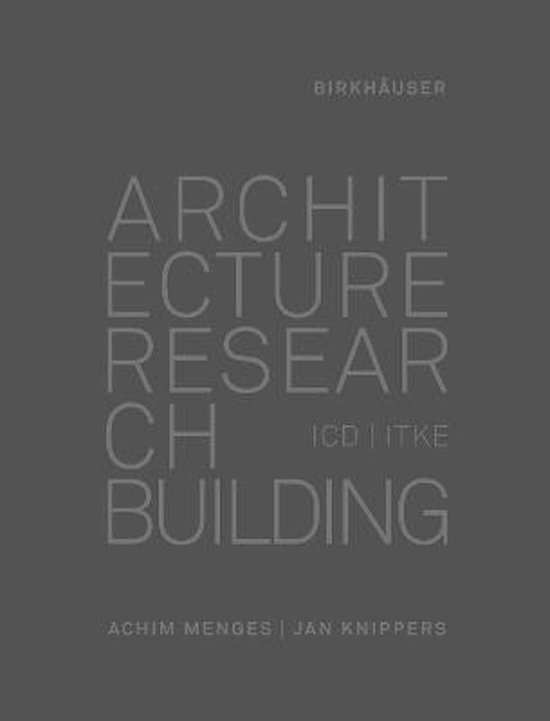 Boek cover Architecture Research Building van Achim Menges (Hardcover)