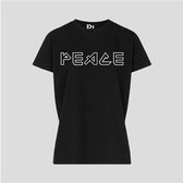T-SHIRT PEACE BLACK (XL)