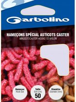 Garbolino Onderlijn Speciaal Maden - Casters 50cm (10 pcs) - Maat : Haak 16 - 0.12mm