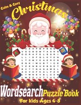 Calm & Cozy Kids Word Search Puzzle Book For kids Ages 4-8