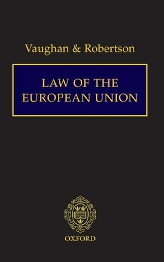 Law of the European Union | 9781904501114 | David Vaughan CBE QC, Aidan ...