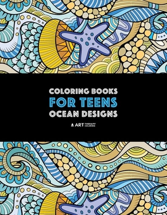 Coloring Books For Teens - cover