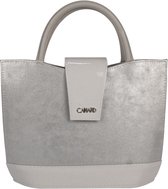 Elizabeth Canard - Handtas - Medium Midi - Silver - Moederdag Cadeau Geschenkidee Verjaardagscadeau voor haar - HandbagsUniverse