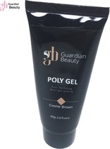 Polygel - Polyacryl Gel (Creme Brown) - 60gr - Gel nagellak - Fantastische glans en kleurdiepte - UV en LED-uithardbaar - Kunstnagels en natuurlijke nagels