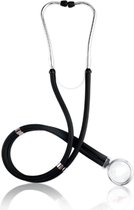 Vibradio® Stethoscoop Medisch - Professionele Medische Stethoscoop - Cardiologie Hulpmiddel - Stethoscope - Ergonomisch - Zwart