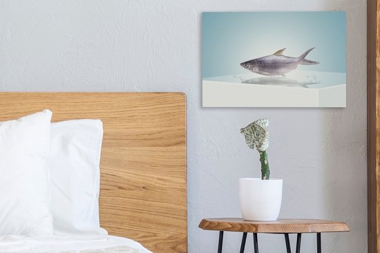 Tableau sur Toile Un Bar Brillant - 30x20 cm - Décoration murale