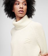 Karl Lagerfeld Logo - Trui - Wol - Wit - L