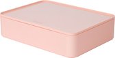 HAN HA-1110-86 Smart-organiser Allison Box Met Binnenschaal En Deksel Flamingo Roze, Stapelbaar