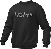 Crypto Kleding -Zcoin Heartbeat- Trui/Sweater