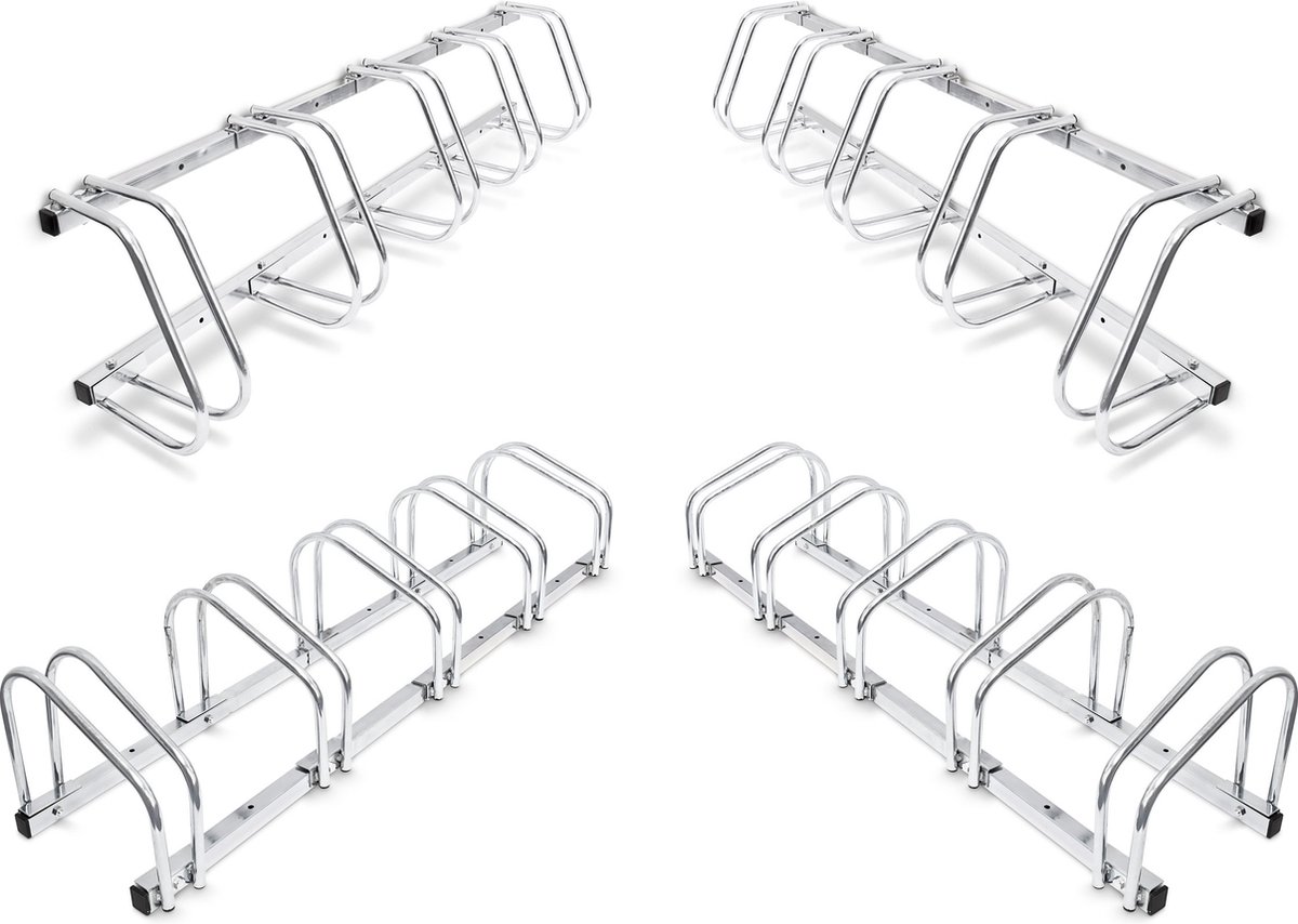 4 x 5er fietsenrek - bodem en wandmontage - fietsenstalling - elk voor 5 fietsen